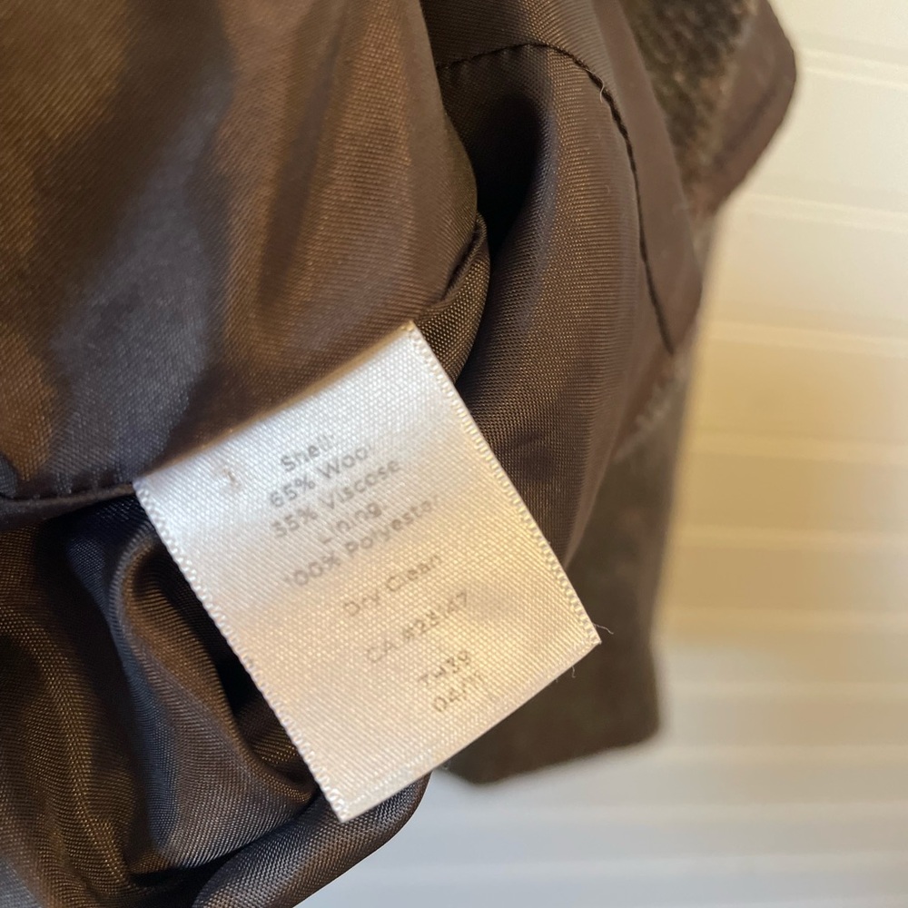 Talbots Wool Gray Charcoal Blazer Jacket Career Casual Womens Size 18w Classic - Picture 6 of 6